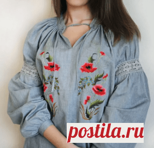 Вышивка на одежде своими руками: схемы для начинающих