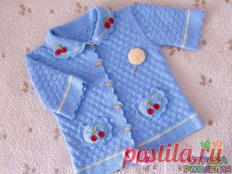 Кофточка для девочки. - Жакеты.Пуловеры.Свитера - Вязание для детей - Рукоделие