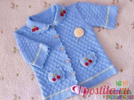 Кофточка для девочки. - Жакеты.Пуловеры.Свитера - Вязание для детей - Рукоделие