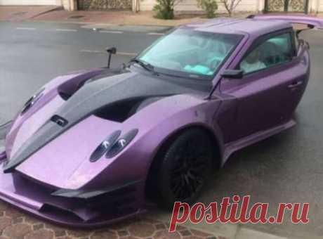 Трехколесный Pagani Zonda выглядит очень необычно . Тут забавно !!!