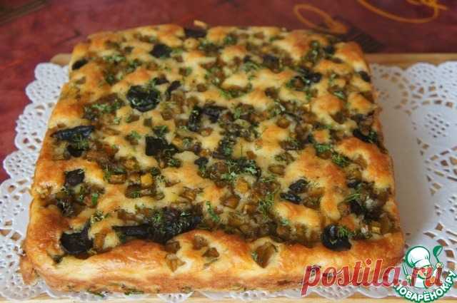 Пирог с грибами и тыквой - кулинарный рецепт