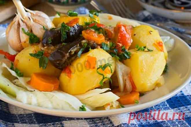 Овощи в казане тушеные на плите рецепт с фото пошагово и видео - 1000.menu