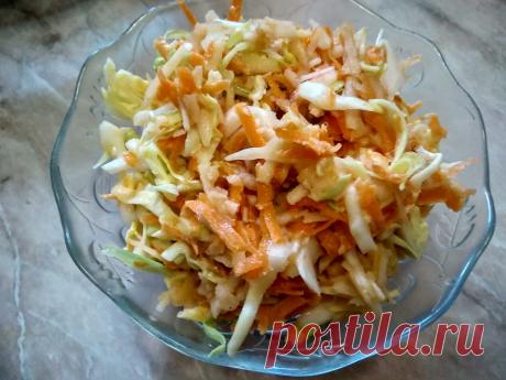 Салат «Коул-Соул» - салат американский, а главные ингредиенты есть на грядке