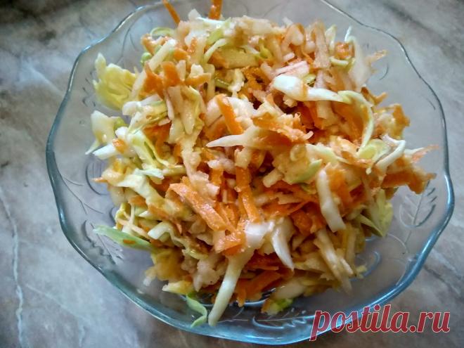 Салат «Коул-Соул» - салат американский, а главные ингредиенты есть на грядке