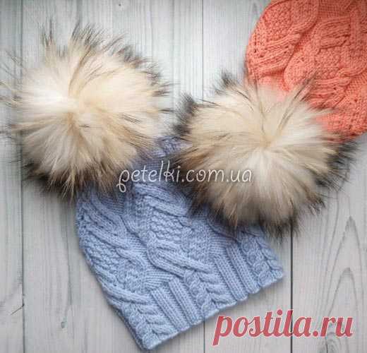 Вязаные шапки, береты и другие головные уборы
