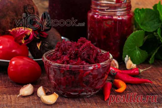 Икра из свеклы на зиму, простой рецепт • Wowcook.net
