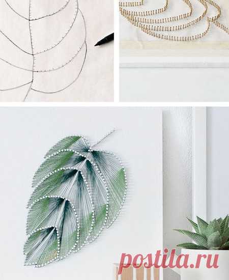 Картины из гвоздей и ниток или Техника Стринг Арт (String Art) во всей красе с шаблонами, схемами и мастер-классами | Крестик