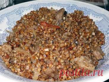 Гречневая каша с мясом в мультиварке "Поларис" | Рецепты дня