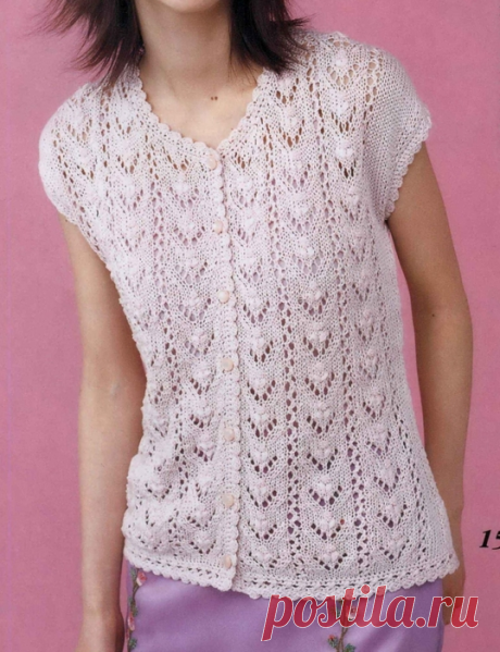 Красивейшие летние кофточки с лёгкими и простыми узорами. Вяжем за 3 дня. | Волшебный клубок. Яна Зима. | Дзен