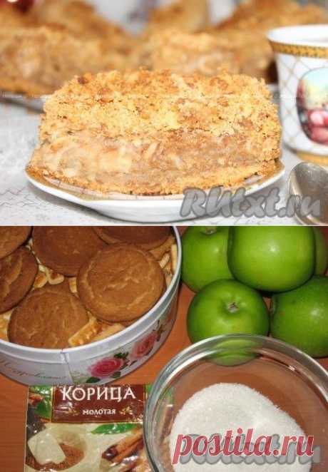 Яблочный пирог с корицей &quot;Скороспелка&quot;