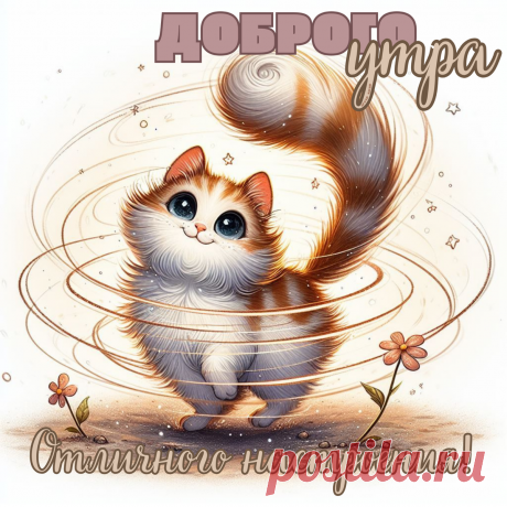 С добрым утром, улыбайся,
Каждым мигом наслаждайся.