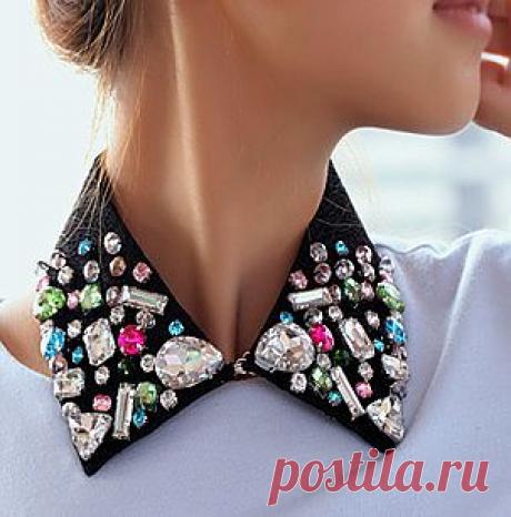 Накладной воротник - красивый аксессуар