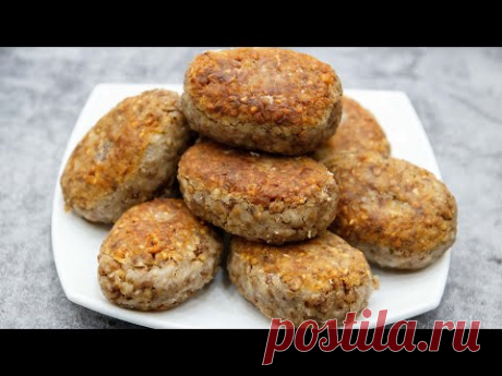 КОТЛЕТЫ БЕЗ МЯСА,РЫБЫ И ЯИЦ. Постный вариант котлет #этопросто​