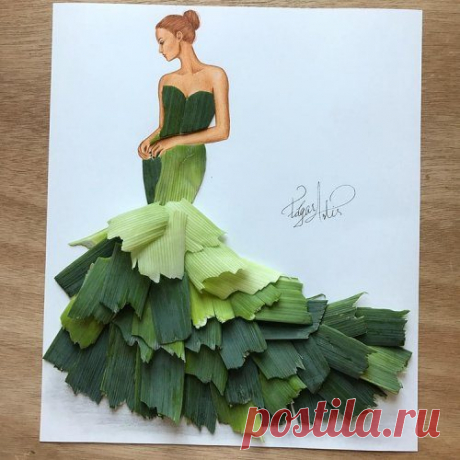 Оригинальные дизайны платьев от художника Эдгара Артиса