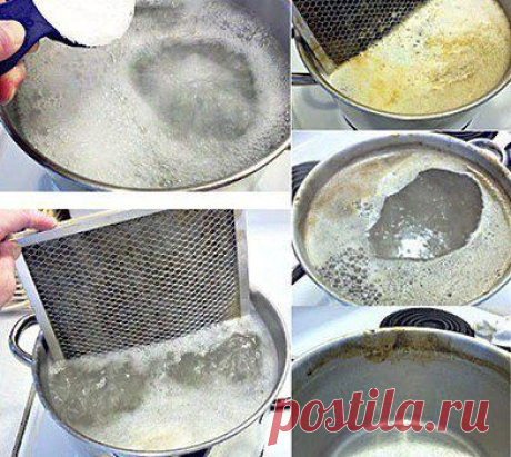 Два способа очистить жир на фильтрах кухонной вытяжки | Страна Полезных Советов