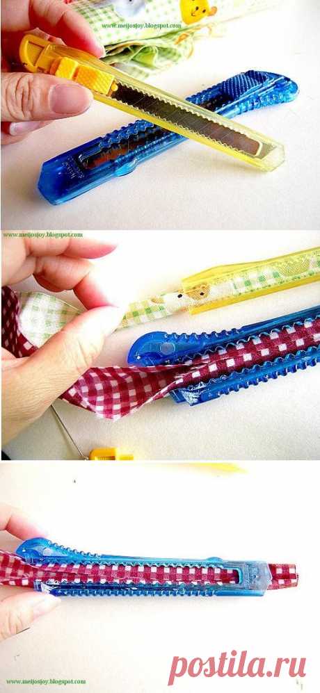 (183) Bias Tape Maker is this not amazingly simple? I wonder if there is something wider in my house that I can find to use. | Sew and knit