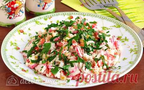 Нежный крабовый салат с морковью и кукурузой&gt;&gt;&gt;Яйца куриные - 6 шт.
==Кукуруза консервированная - 350 г
==Морковь свежая - 3 шт.
==Палочки крабовые - 200 г
==Майонез - 3 ст. л.
==Соль - 0,3 ч.л.