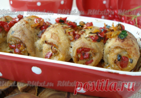 Рулетики из свинины с начинкой. Рулетики получаются очень вкусными и сочными.