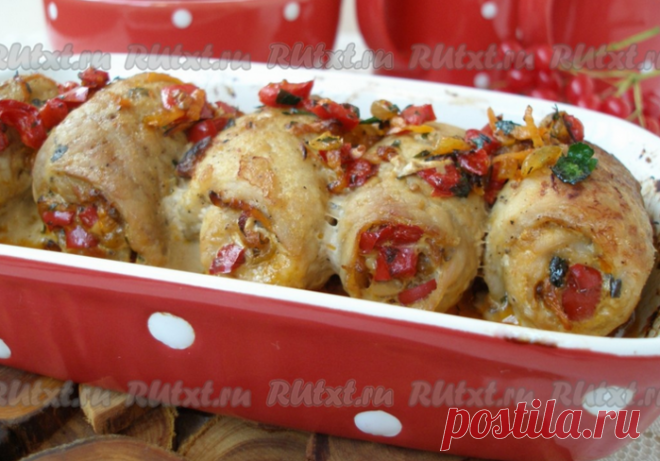 Рулетики из свинины с начинкой. Рулетики получаются очень вкусными и сочными.