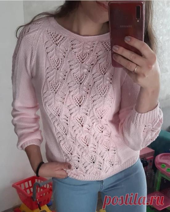 Один из лучших узоров для спиц