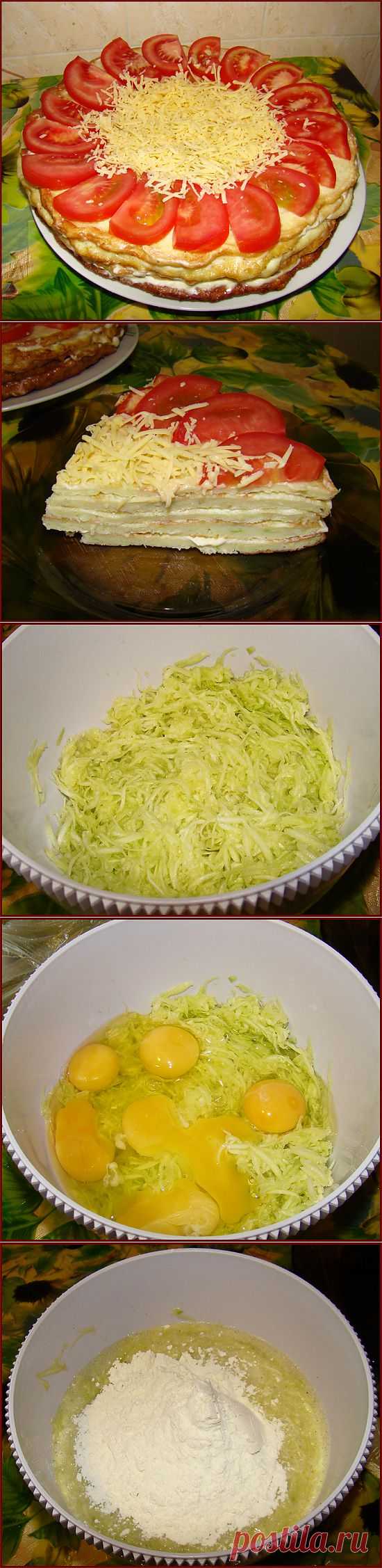 Кабачковый торт.