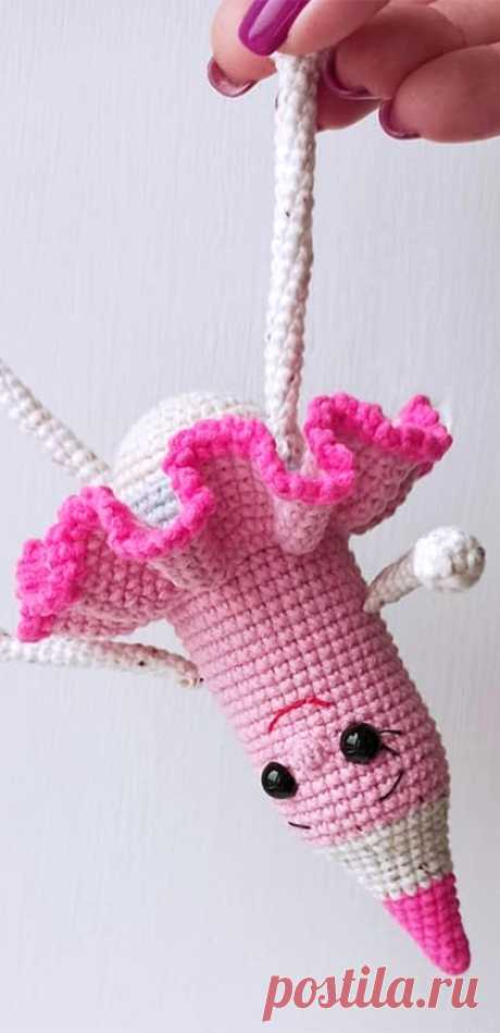 PDF Карандашка крючком. FREE crochet pattern; Аmigurumi animal patterns. Амигуруми схемы и описания на русском. Вязаные игрушки и поделки своими руками #amimore - карандаш к школе, pencil.