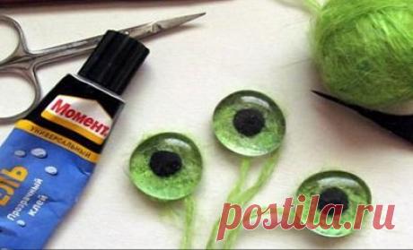 Глаза для игрушек: мастер класс своими руками