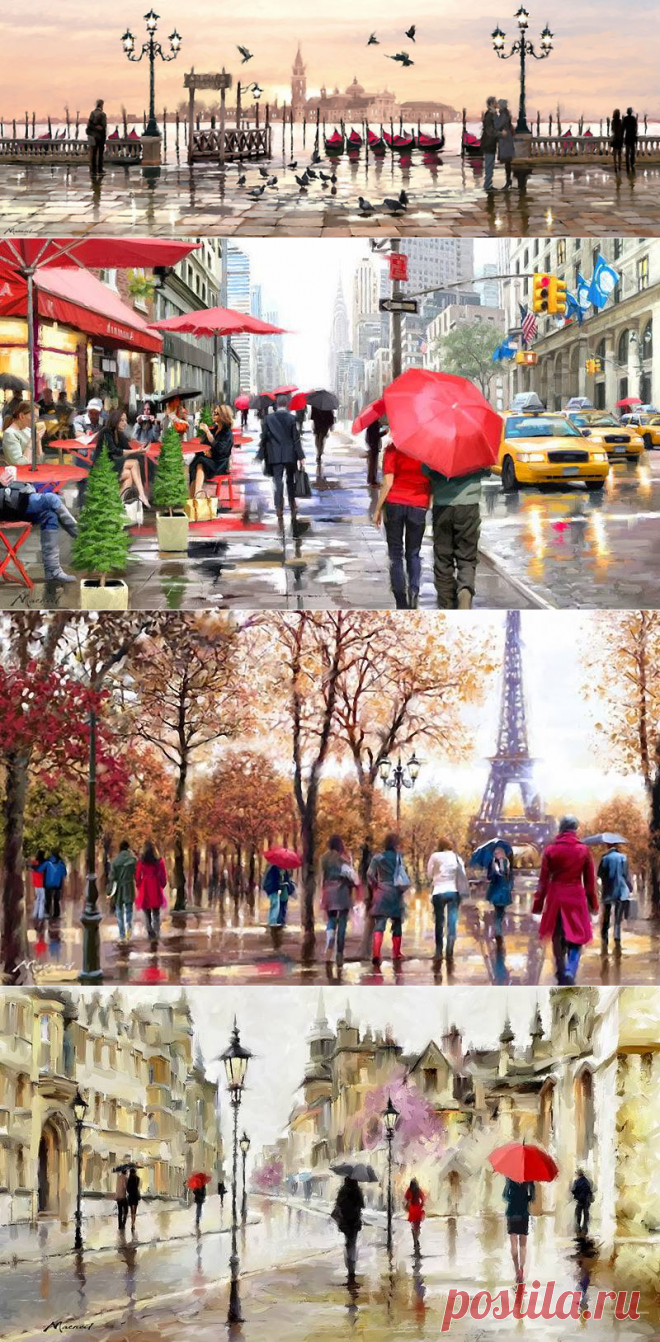 Richard Macneil, 1958 ~ Cityscape painter | Part. 2 | Tutt'Art@ | Pittura * Scultura * Poesia * Musica |