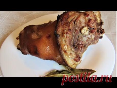 ВКУСНЕЙШАЯ Свиная Рулька, Запечённая в ДУХОВКЕ! Секрет в МАРИНАДЕ! Roasted Pork