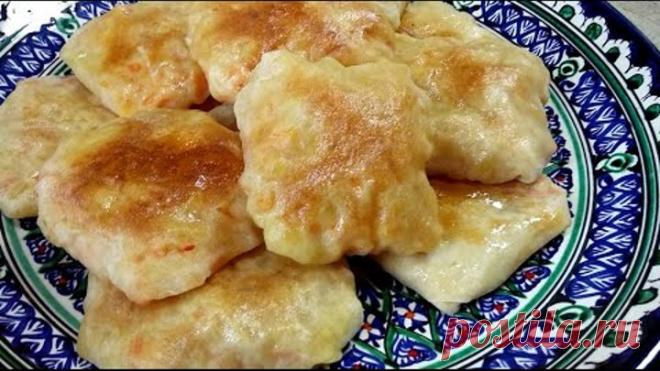 Даже остыть не успевает! Самаркандский бичак! Узбекская самса