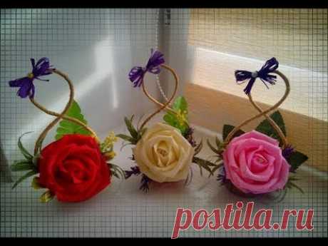 ПОДАРОК МАМЕ на 8 марта DIY Букеты из Конфет своими руками