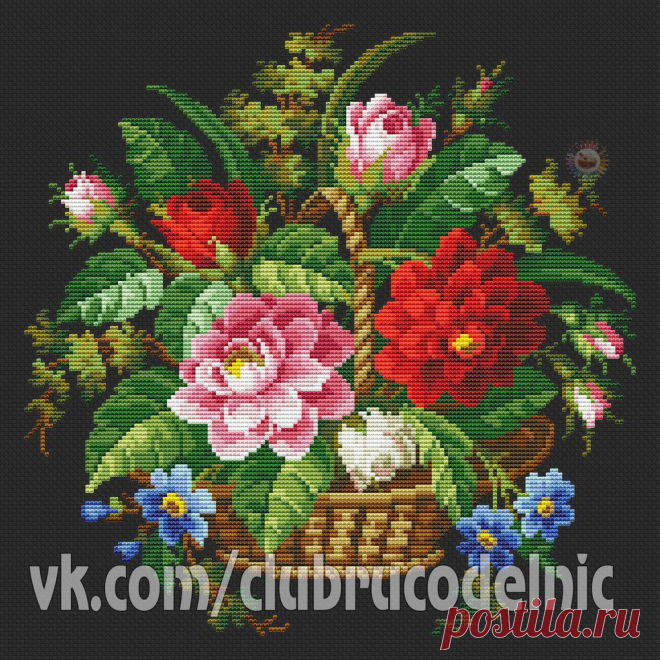 корзина с цветами