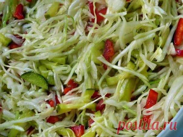 Капустка "Медовая" Очень простой салат, но как вкусно!