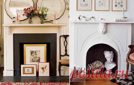 Стильный фальш-камин в гостиную из обычных коробок