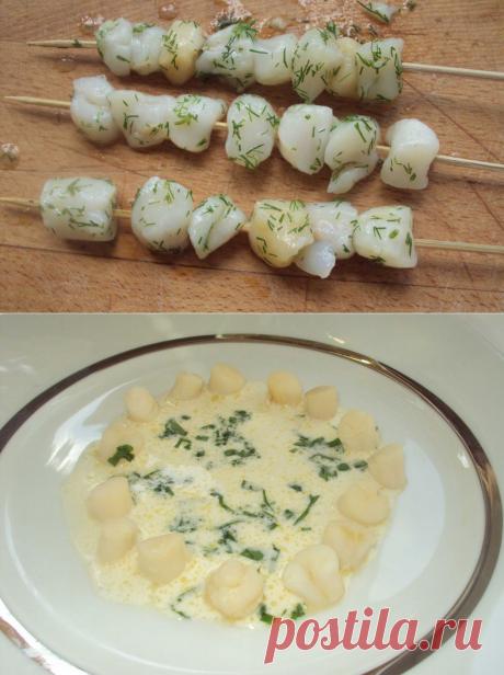 Как приготовить гребешки