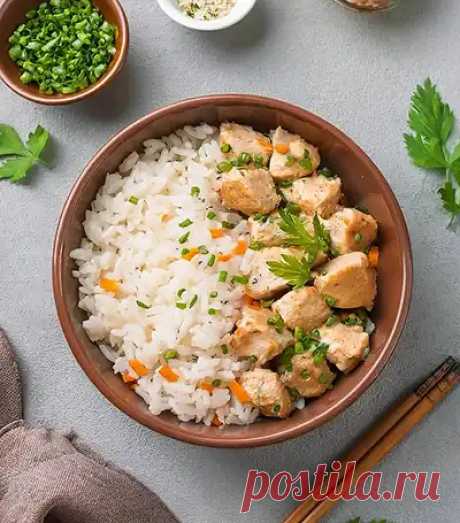 Рецепт курицы с рисом в мультиварке