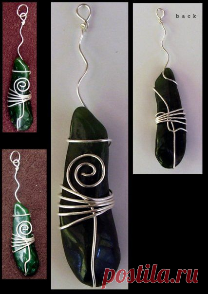 Wire wrap, Wire and Pendants on Pinterest