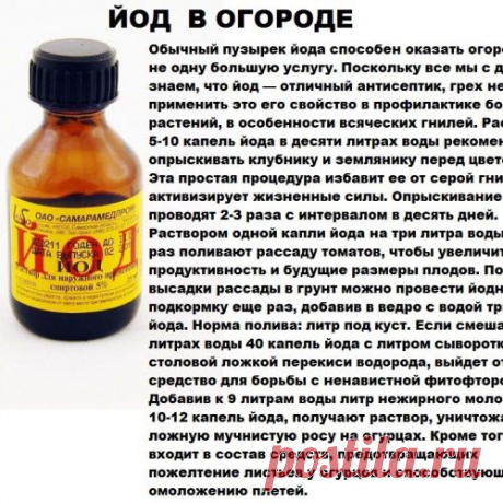 Про йод, кефир и сыворотку