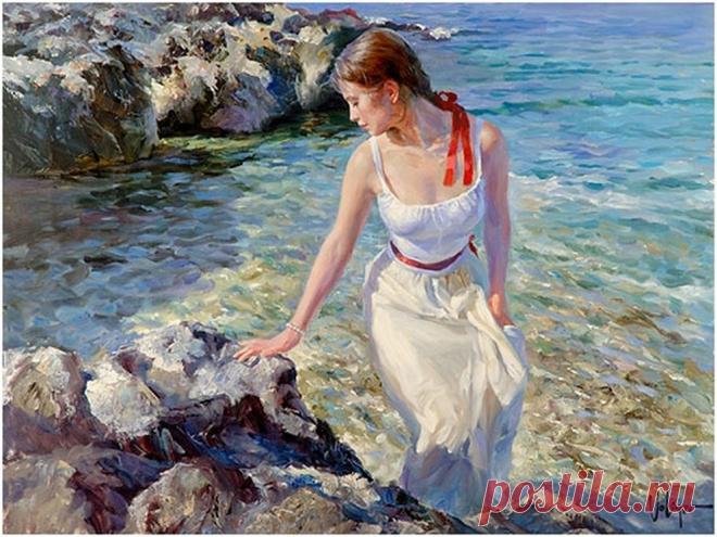 Он взял за основу в своём творчестве «СОЛНЕЧНЫЙ РОМАНТИЗМ» и его работы стали действительно произведениями искусства.  Картины  стали наполнятся нежностью, добротой и необъятным мирными тематиками нашей жизни. Красивые женщины, дети и природа всё это даёт тот огромный позитив в котором и есть сама жизнь в своё великолепии. Владимир Волегов стал по истине художником мира и гармонии.