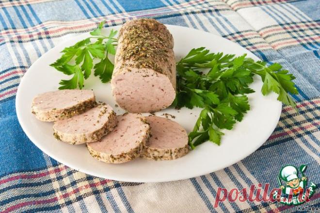 Колбаса домашняя свиная маложирная.