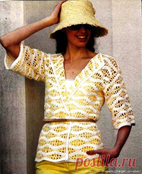 Двухцветный жакет