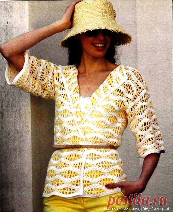 Двухцветный жакет