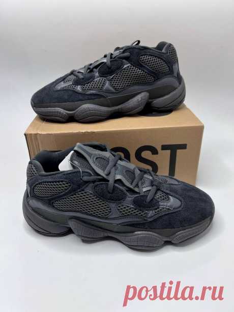 Adidas yeezy boost 500 в черном цвете