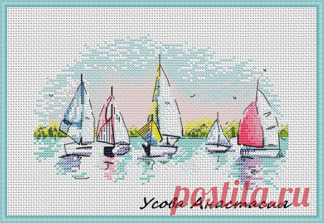 Foxystitch, равномерка, мулине ДМС нарезка