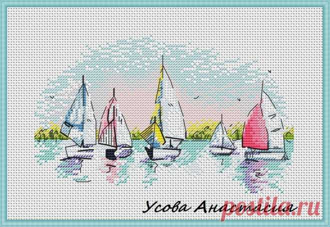 Foxystitch, равномерка, мулине ДМС нарезка