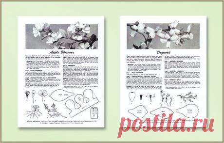Craft Shop: Crepe Paper Flowering Branches Craft Instruction Sheets on Blumchen.com