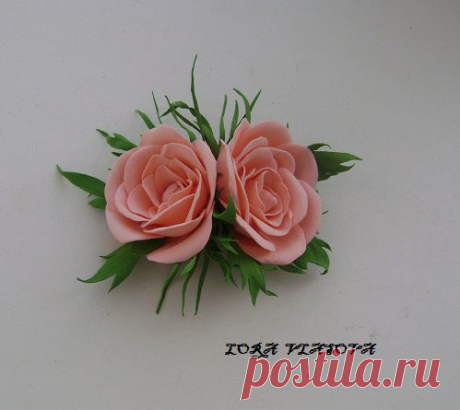 Розы из фоамирана