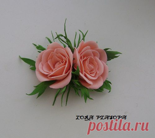 Розы из фоамирана