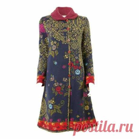 Теплое пальто из 100% шерсти мерино экстрафайн #ivko #ivkowoman #ивко #красиваяодежда #пальто #пальтонаосень #пальтоназаказ #дизайнерскаяодежда #необычнаяодежда #узоры