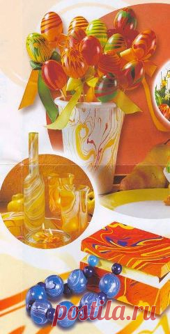 МК по технике марморирования